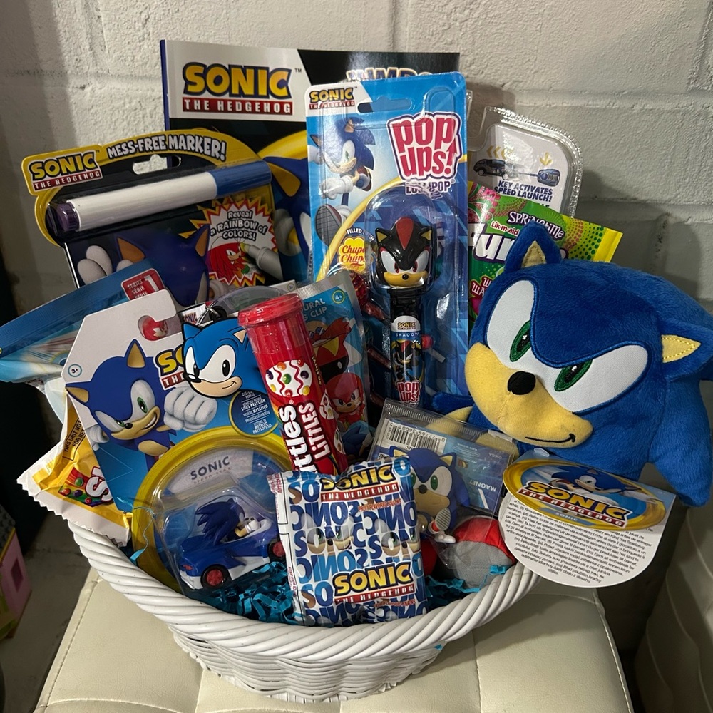 Sonic the Hedgehog Easter Basket
